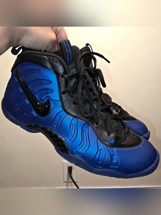 Nike Other - ☆Nike Foamposite Pro Blue and Black Basketball Shoes☆